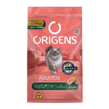 Racao Origens Gatos Adultos Salmao Frente